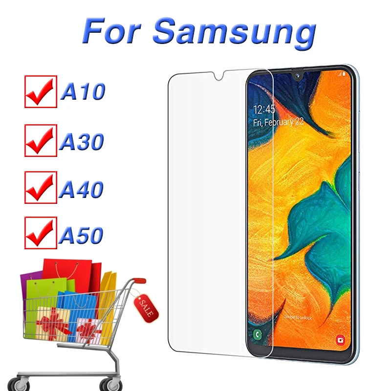 9H защитная пленка из закаленного стекла для Samsung Galaxy A51 A71 A90 A80 A70 A60 A50 A40 A30 A20 A10 S M30S A7