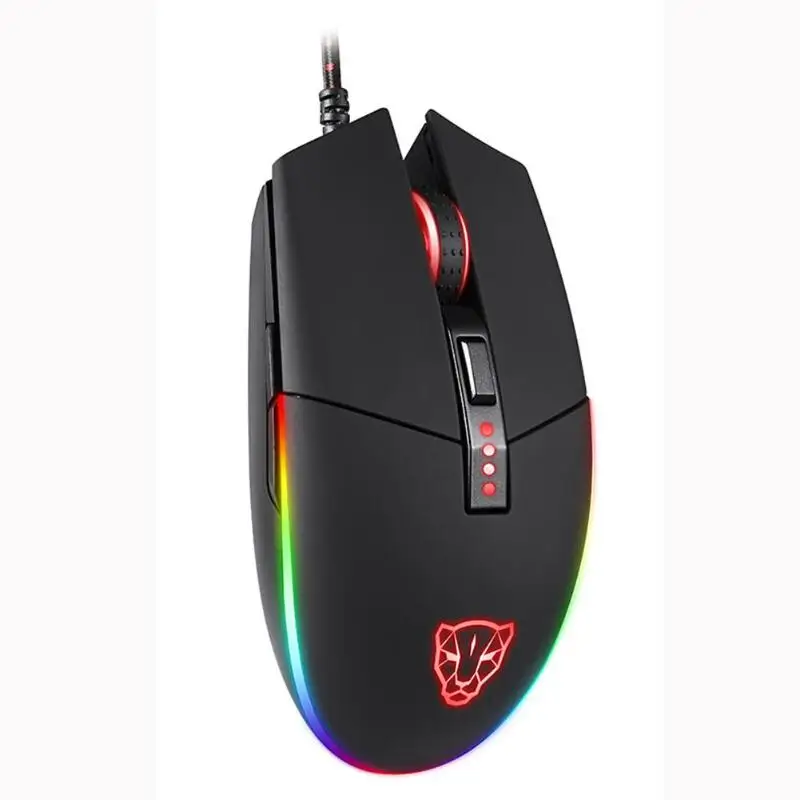 Motospeed V50 Wired Gaming Mouse DPI Adjustable RGB Backlight Mouse for PC RGB breathing light system hard frosted 60IPS
Motospeed V50 Wired Gaming Mouse DPI Adjustable RGB Backlight Mouse for PC RGB breathing light system hard frosted 60IPS
