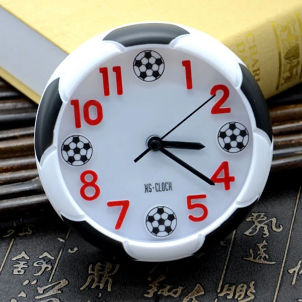 Creative Football Alarm Clock Desktop Wake up tools Student desktop clock Round alarm clock digital table clock digital
Creative Football Alarm Clock Desktop Wake up tools Student desktop clock Round alarm clock digital table clock digital