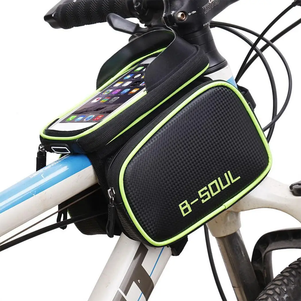 New 6.2 Inch Waterproof TPU Touch Screen Bike Bags MTB Road Bicycle Front Frame Top Tube Bag Cell Phone Bicycle Cycling Bag
New 6.2 Inch Waterproof TPU Touch Screen Bike Bags MTB Road Bicycle Front Frame Top Tube Bag Cell Phone Bicycle Cycling Bag