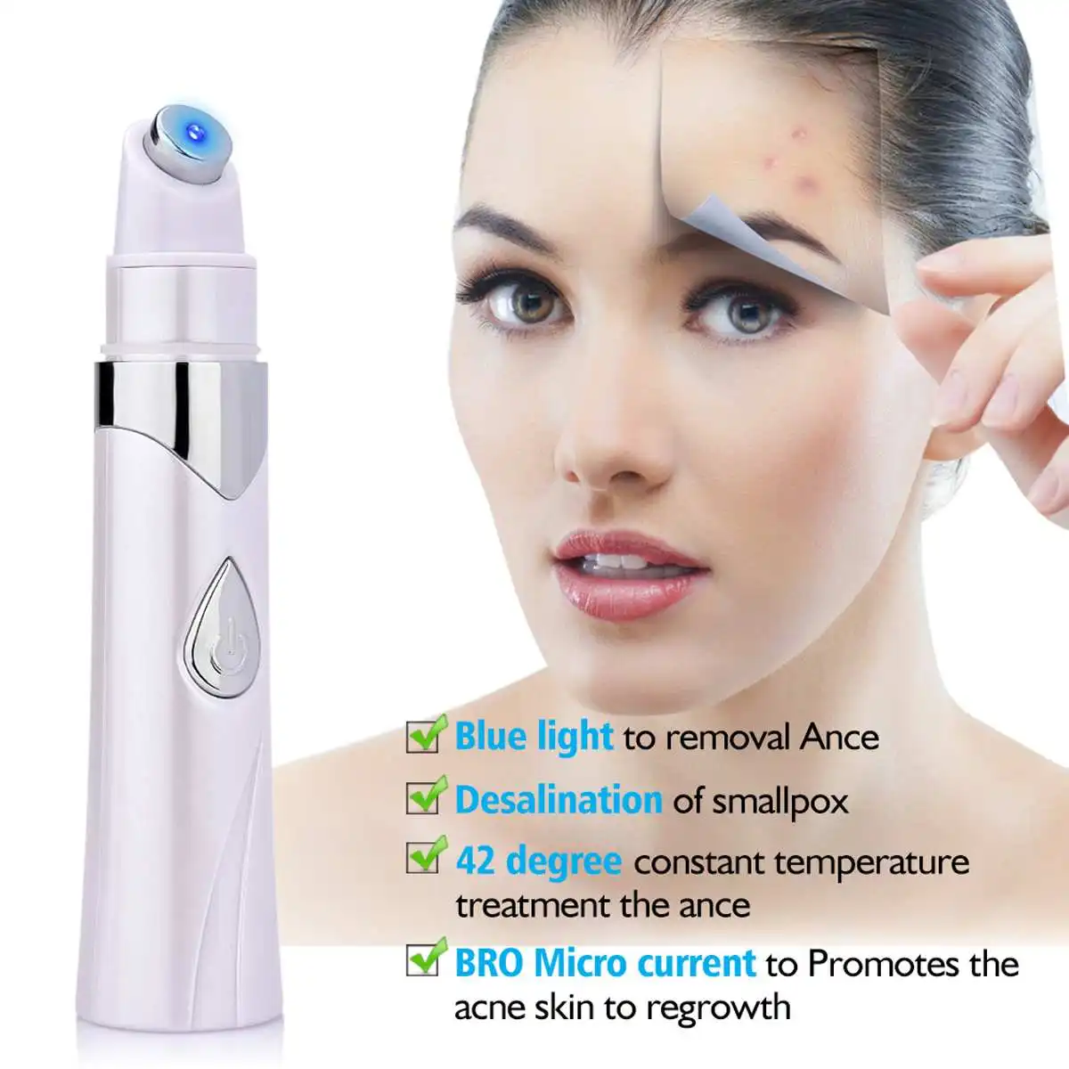 Medical Blue Light Therapy Laser Treatment Pen Powerful Varicose Veins Face Acne Removal Pen Treatment Machine Rechargeable
Medical Blue Light Therapy Laser Treatment Pen Powerful Varicose Veins Face Acne Removal Pen Treatment Machine Rechargeable