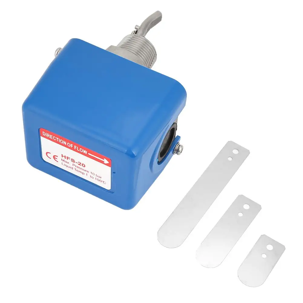 HFS-20 3/4" Male SPDT Liquid Water Flow Paddle Control Switch 6-380V (Stainless Steel Type)
HFS-20 3/4" Male SPDT Liquid Water Flow Paddle Control Switch 6-380V (Stainless Steel Type)