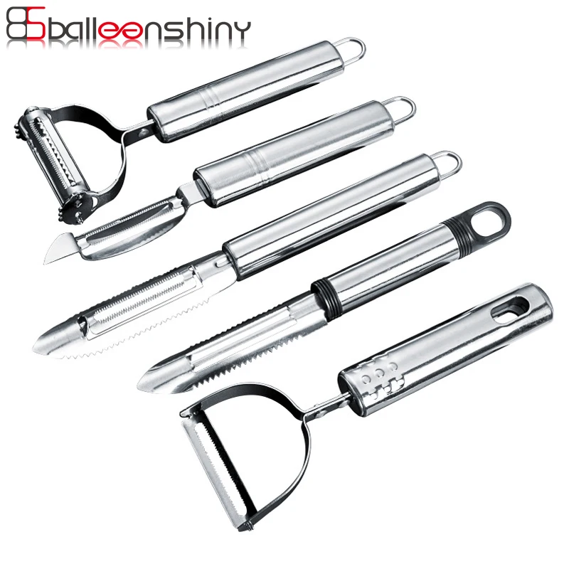 BalleenShiny Vegetable Fruit Peeler Scale Scraper Stainless Steel Kitchen Accessories Potato Melon Apple Grater Sharp Tools
BalleenShiny Vegetable Fruit Peeler Scale Scraper Stainless Steel Kitchen Accessories Potato Melon Apple Grater Sharp Tools