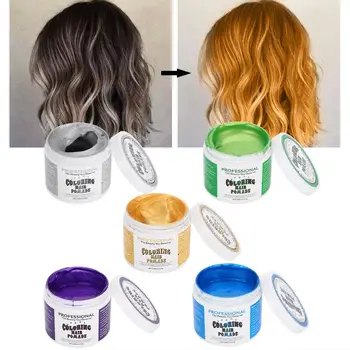 5 Colors 113g Disposable Color Hair Pomade Wax Styling Hair Dye Coloring Mud Hairstyle Modeling
5 Colors 113g Disposable Color Hair Pomade Wax Styling Hair Dye Coloring Mud Hairstyle Modeling