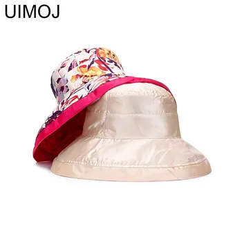 UIMOJ Double Sided Bucket Hats for Women Flat TOP Floral Pattern Printing Sun Hats Foldable Beach Hats with Windproof Rope
UIMOJ Double Sided Bucket Hats for Women Flat TOP Floral Pattern Printing Sun Hats Foldable Beach Hats with Windproof Rope