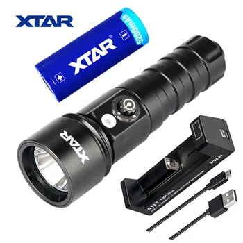 XTAR D26 Diving Flashlight 4 Mode 1100 Lumens LED Lighting flashlight Waterproof Underwater + 26650 battery + MC1 PLUS charger
XTAR D26 Diving Flashlight 4 Mode 1100 Lumens LED Lighting flashlight Waterproof Underwater + 26650 battery + MC1 PLUS charger