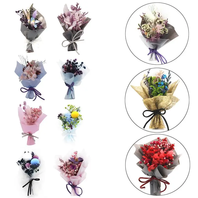 Exquisite Small Bouquet Dry Flower Ornament Decoration For Wedding Birthday Gypsophila Eternal Flower Romantic Hand Gift Flower
Exquisite Small Bouquet Dry Flower Ornament Decoration For Wedding Birthday Gypsophila Eternal Flower Romantic Hand Gift Flower