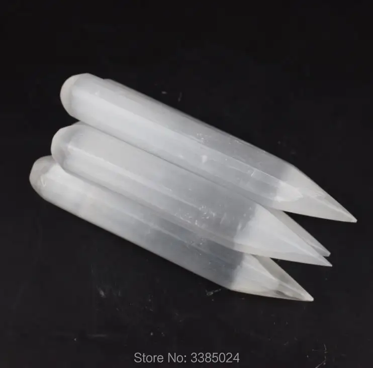 Natural Pencil Selenite Wand Crystal Cylinder Quartz Relaxing Point Stick Reiki Healing Stone Body Chakra Face Massage
Natural Pencil Selenite Wand Crystal Cylinder Quartz Relaxing Point Stick Reiki Healing Stone Body Chakra Face Massage