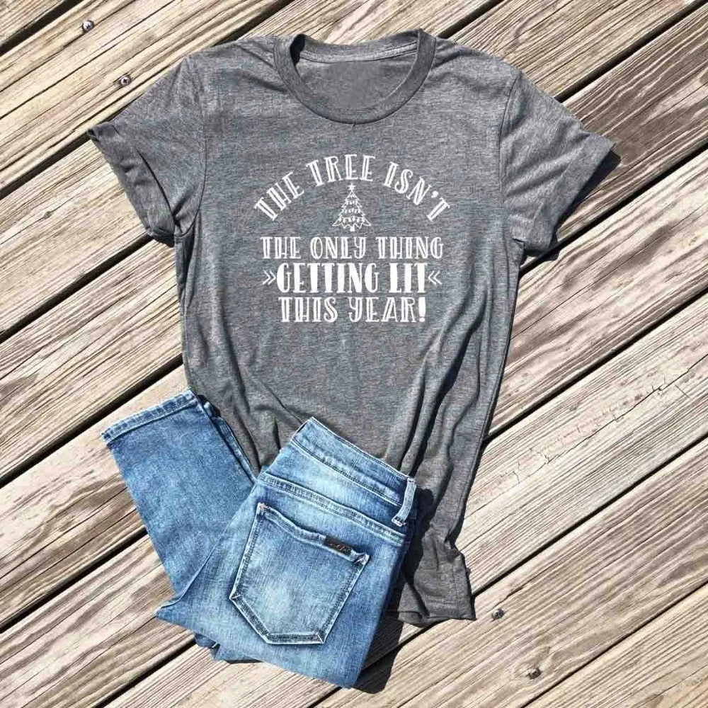 The Tree Isn't The Only Thing Getting Lit This Year Christmas Shirts Funny Ugly Graphic Tee Slogan Vintage Aesthetic Top-J083
The Tree Isn't The Only Thing Getting Lit This Year Christmas Shirts Funny Ugly Graphic Tee Slogan Vintage Aesthetic Top-J083