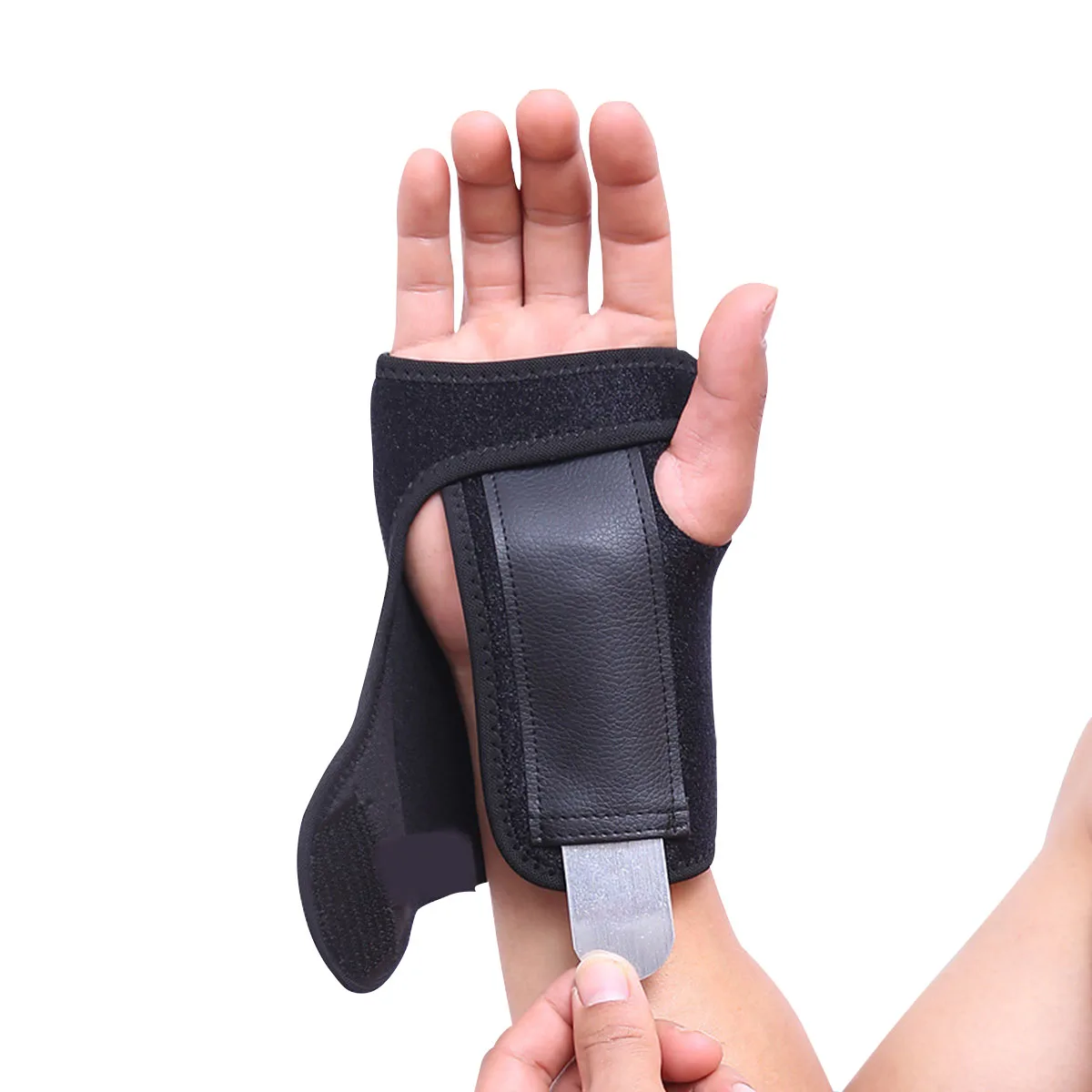 

Sports Wrist Support Brace Protective Wrist Palm Splint Support Guard with Steel Board for Carpal Tunnel Tendonitis Pain Sprain