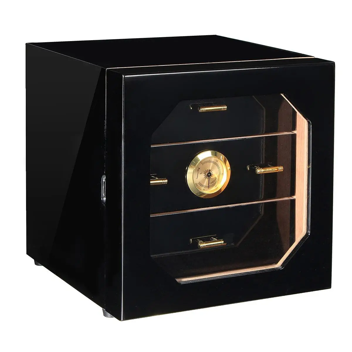 3-Drawers Cedar Wood Lined Cigar Humidor Case With Humidifier Hygrometer Moisture Mete Moisturizing Cabinet
3-Drawers Cedar Wood Lined Cigar Humidor Case With Humidifier Hygrometer Moisture Mete Moisturizing Cabinet