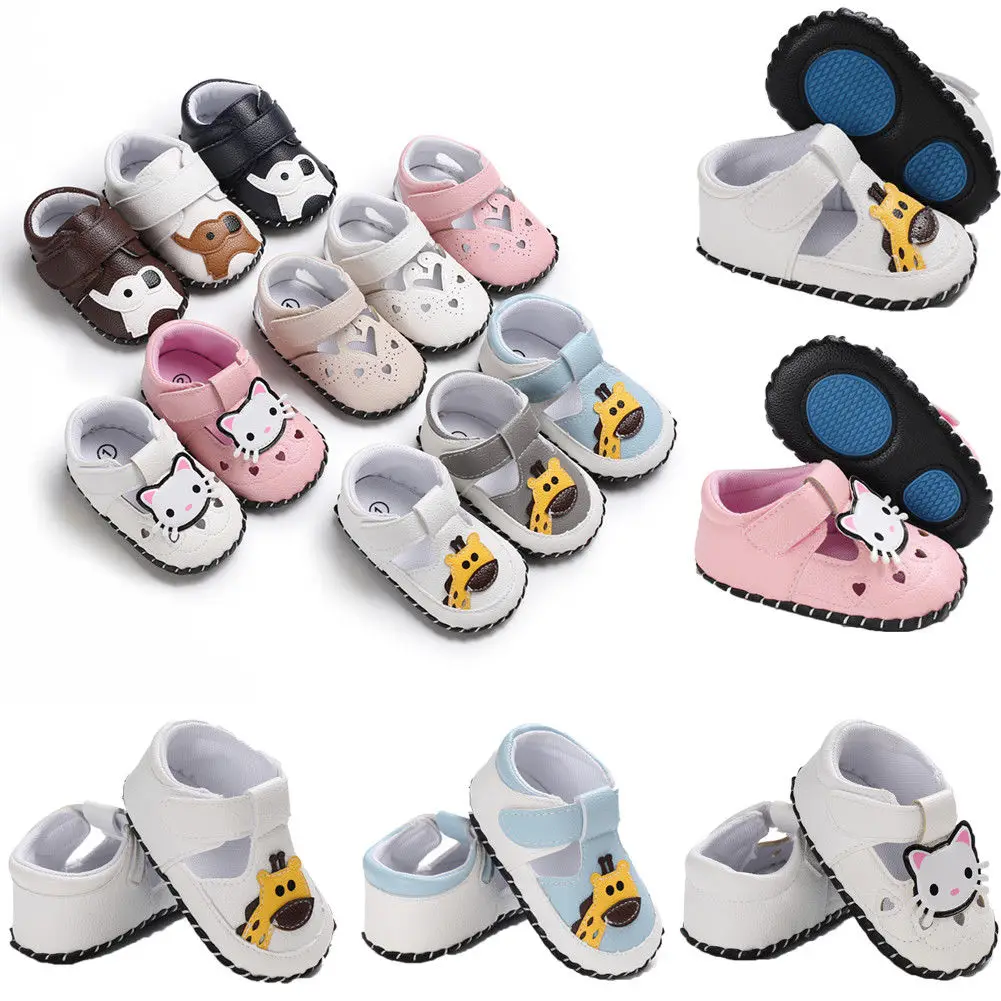 Pudcoco/Летние кожаные сандалии с мягкой подошвой для новорожденных мальчиков и