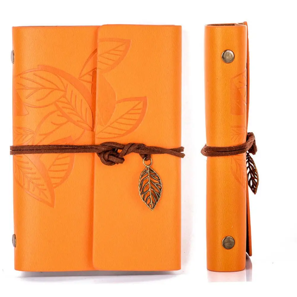 New Vintage Retro Loose-leaf Notebook Faux Leather Leaf Notepad Journal Diary Gift
New Vintage Retro Loose-leaf Notebook Faux Leather Leaf Notepad Journal Diary Gift