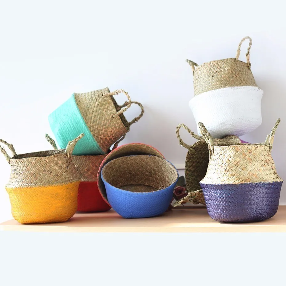 Wholesale Storage Laundry Basket Rattan Straw Wicker Seagrass Folding Flower Pot Flower Vase Home Basket Planter Organization
Wholesale Storage Laundry Basket Rattan Straw Wicker Seagrass Folding Flower Pot Flower Vase Home Basket Planter Organization