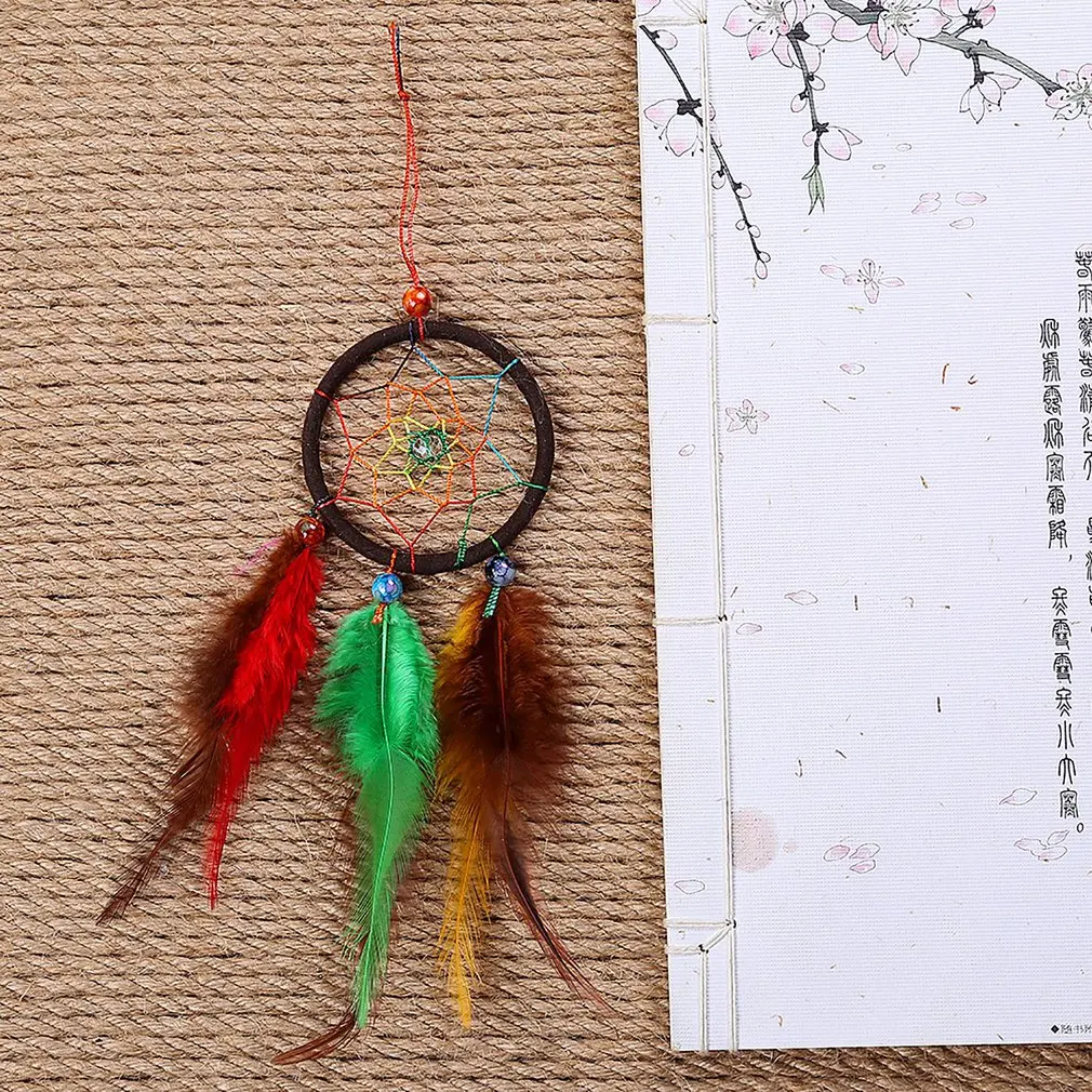 Dream Catcher Accessories Keychain Feather Pendant Decoration Craft Gift Wind Chimes Window Car Hanging Decor Keyring Ornament
Dream Catcher Accessories Keychain Feather Pendant Decoration Craft Gift Wind Chimes Window Car Hanging Decor Keyring Ornament