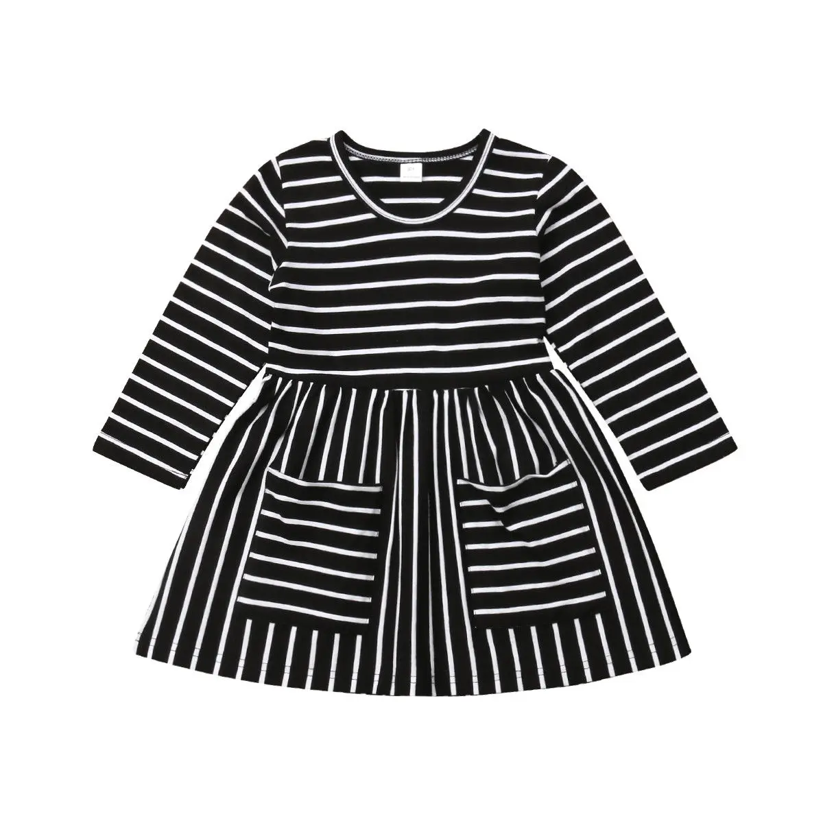 Fashion Striped Kid Baby Girl Long Sleeve Dress Party Pageant Wedding Princess Dress
Fashion Striped Kid Baby Girl Long Sleeve Dress Party Pageant Wedding Princess Dress