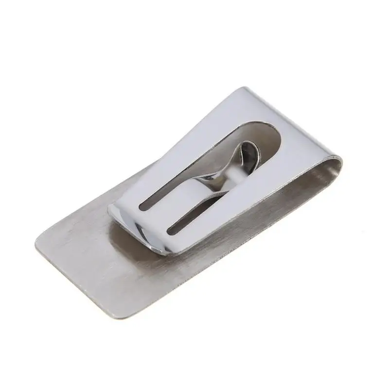 Stainless Steel Metal Money Clips Card Cash Wallet Pocket Clamp Holder |