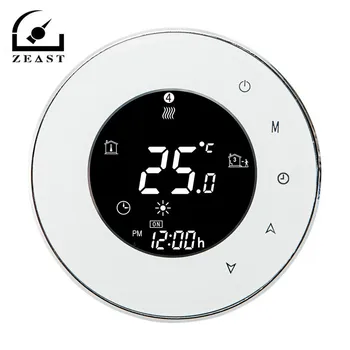 WiFI Smart Digital Thermostat Touc h Screen Room Heating Programmable Thermostat Room Temperature Controller
WiFI Smart Digital Thermostat Touc h Screen Room Heating Programmable Thermostat Room Temperature Controller