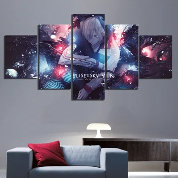 5 Panels Abstract Art Pictures Yuri Plisetsky YURI!!! on ICE Anime Poster Cartoon Wall Paintings for Home Decor
5 Panels Abstract Art Pictures Yuri Plisetsky YURI!!! on ICE Anime Poster Cartoon Wall Paintings for Home Decor