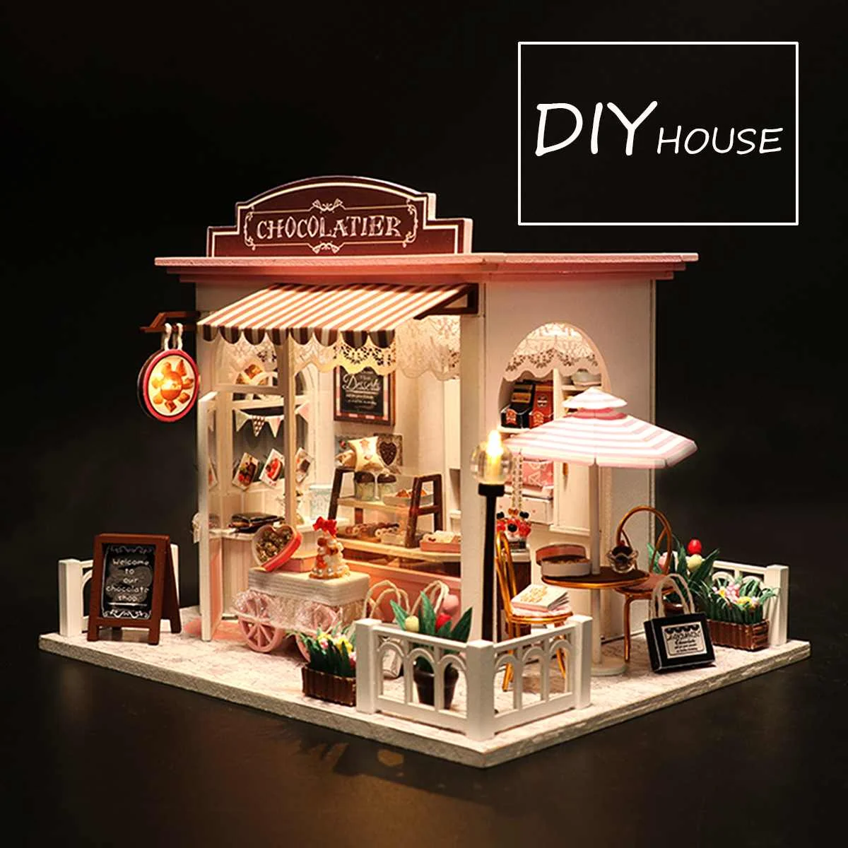 Doll House Miniature with Furniture DIY Wooden Miniature Dollhouse Toys for Children Gift
Doll House Miniature with Furniture DIY Wooden Miniature Dollhouse Toys for Children Gift