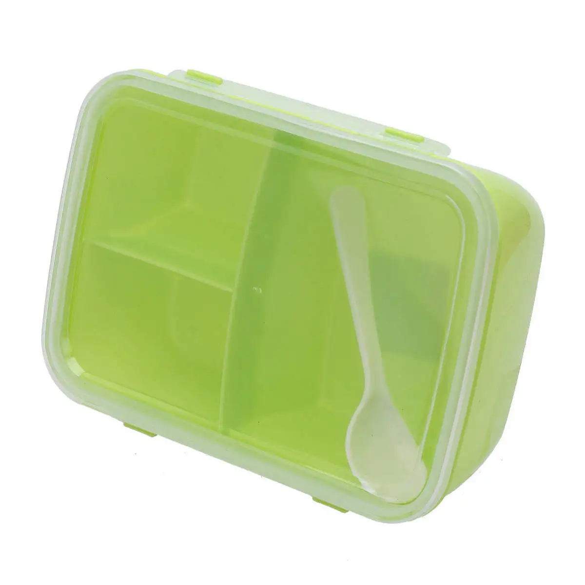 1x Convenient Lunch Box 3 Compartments With Spoon Bento Box Food Container Student New Tableware Dinnerware
1x Convenient Lunch Box 3 Compartments With Spoon Bento Box Food Container Student New Tableware Dinnerware