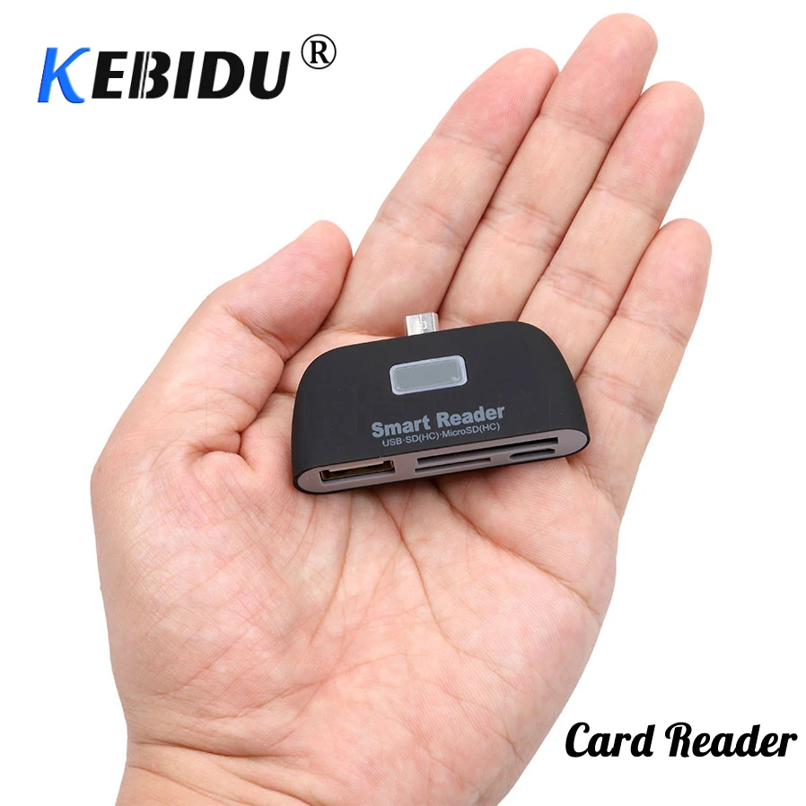 Mini 4 In 1 Smart Card Reader With Micro OTG/TF/SD USB Charge Port Memory Card Reader Adapter For Andriod Phone High Speed
Mini 4 In 1 Smart Card Reader With Micro OTG/TF/SD USB Charge Port Memory Card Reader Adapter For Andriod Phone High Speed