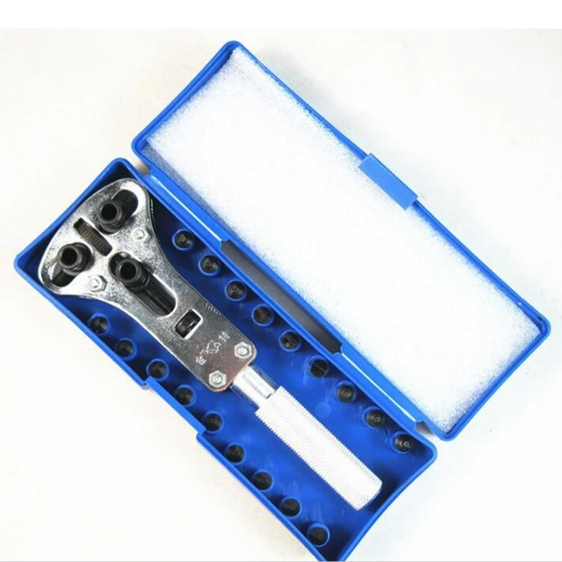 Adjustable Watch Screw Back Case Wrench Opener Remover Repair Tool With Replaceable Parts
Adjustable Watch Screw Back Case Wrench Opener Remover Repair Tool With Replaceable Parts