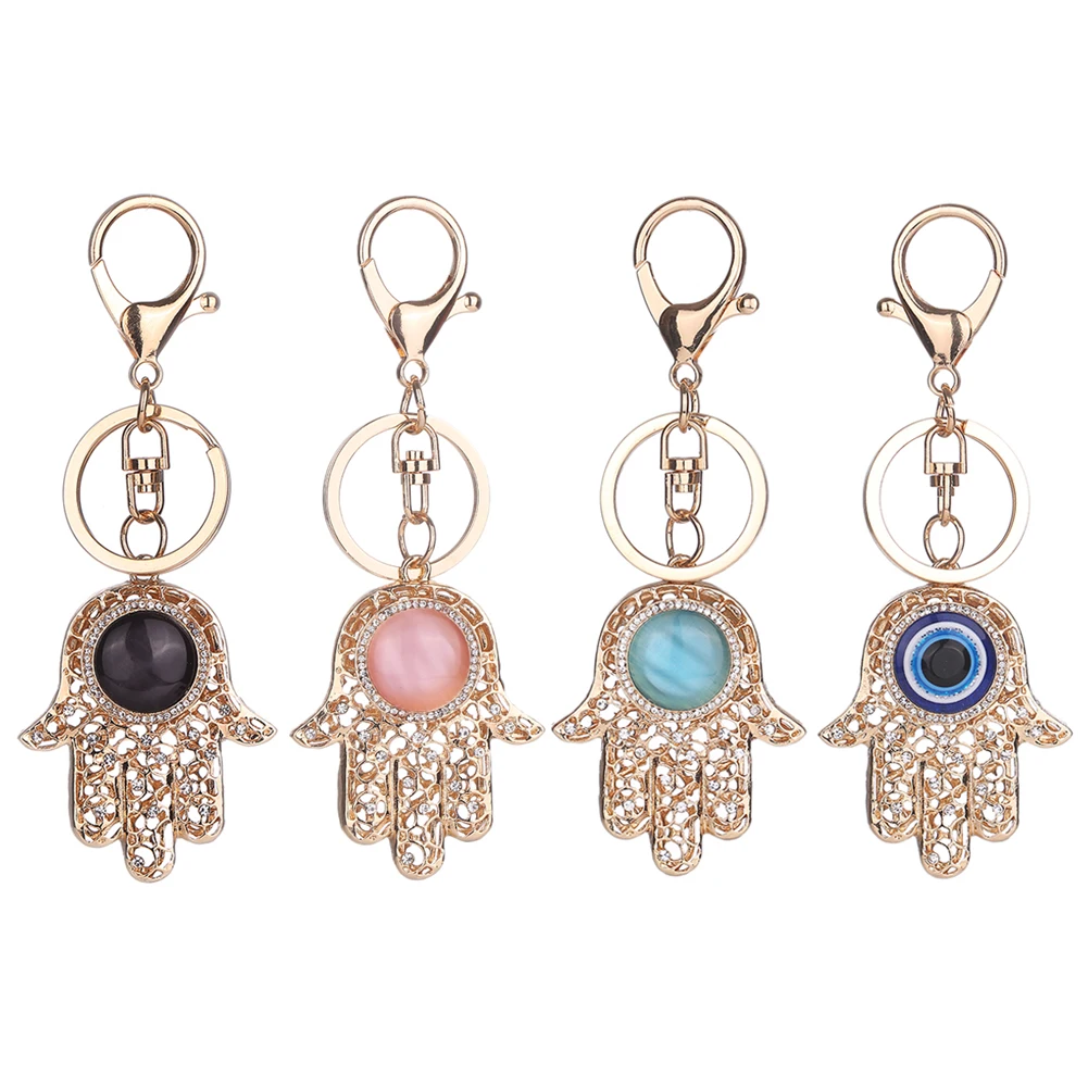 Charm Hamas Fatima Hand Shape Evil Eye Keychains Purse Bag Buckle Pendant For Car Keyrings key chains holder women 2018
Charm Hamas Fatima Hand Shape Evil Eye Keychains Purse Bag Buckle Pendant For Car Keyrings key chains holder women 2018