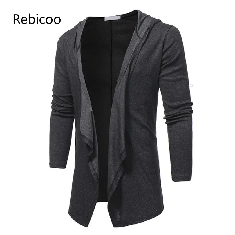 Мужская Длинная толстовка с капюшоном, черный Повседневный Кардиган с V-образным вырезом, плащ с капюшоном в готическом стиле, весна-осень
Мужская Длинная толстовка с капюшоном, черный Повседневный Кардиган с V-образным вырезом, плащ с капюшоном в готическом стиле, весна-осень