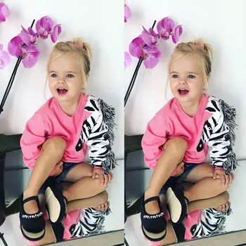 Zebra Tassels Hoodies Toddler Kids Baby Girls 3D Zebra Cotton Top Shirt Sweatshirt Clothes Children Girl Autumn Sweatshirt
Zebra Tassels Hoodies Toddler Kids Baby Girls 3D Zebra Cotton Top Shirt Sweatshirt Clothes Children Girl Autumn Sweatshirt