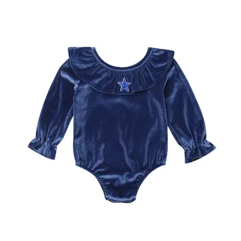 New Kid Baby Girls Long Flare Sleeve Bodysuit Jumpsuit Playsuit Girls Clothes Star Patchwork Velvet Outfit Jumper Bodysuit 0-18M
New Kid Baby Girls Long Flare Sleeve Bodysuit Jumpsuit Playsuit Girls Clothes Star Patchwork Velvet Outfit Jumper Bodysuit 0-18M