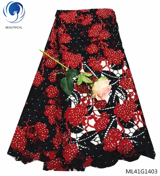 BEAUTIFICAL guipure embroidery lace fabric cord lace material women clothing lace fabric red flower designs dresses ML41G14
BEAUTIFICAL guipure embroidery lace fabric cord lace material women clothing lace fabric red flower designs dresses ML41G14