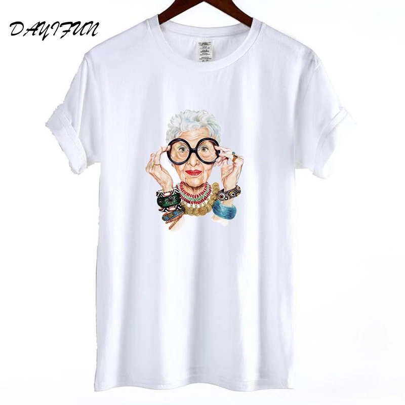 2019 Summer Tumblr Fashion Old Women Print T Shirt Women Cotton O-neck Short Sleeve Tops For Women Kawaii Tshirt T3262
2019 Summer Tumblr Fashion Old Women Print T Shirt Women Cotton O-neck Short Sleeve Tops For Women Kawaii Tshirt T3262