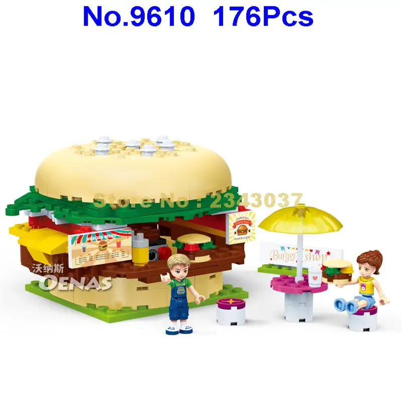 9610 176pcs City Girls Friend amusement park Burger Shop Gudi Building Blocks Toy
9610 176pcs City Girls Friend amusement park Burger Shop Gudi Building Blocks Toy