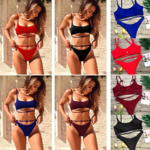 Summer Sexy Women Swimsuit Solid Bikini Sets Push Up Padded Bra Bathing Suit Swimwear 2PCS Swimming Suit
Summer Sexy Women Swimsuit Solid Bikini Sets Push Up Padded Bra Bathing Suit Swimwear 2PCS Swimming Suit