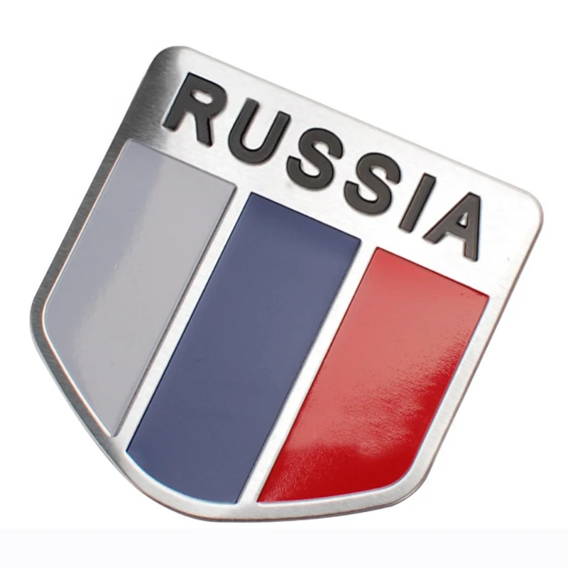 50*50 mm Russia Flag Car Sticker For Motorcycle Bike Auto Accessories 3D Aluminum Stickers Car-styling
50*50 mm Russia Flag Car Sticker For Motorcycle Bike Auto Accessories 3D Aluminum Stickers Car-styling