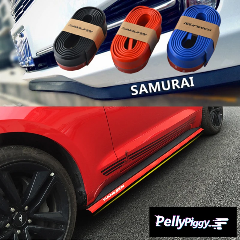 2.5M Car Front Guard Protection Rubber Skirt Universal Bumper Protector Car Side Skirt Sticker Suitable for 99.8% Cars
2.5M Car Front Guard Protection Rubber Skirt Universal Bumper Protector Car Side Skirt Sticker Suitable for 99.8% Cars
