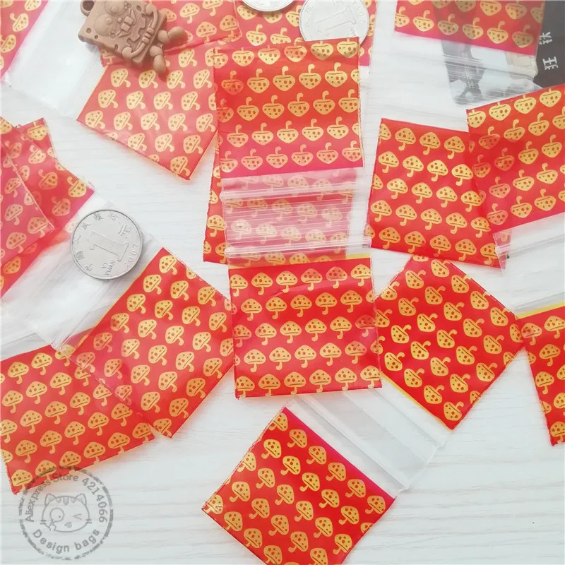 50 100 Pcs Small Mushrooms Printed Zipper lock Baggies 2020 Baggies 2"x2" Reclosable ziplock Bags
50 100 Pcs Small Mushrooms Printed Zipper lock Baggies 2020 Baggies 2"x2" Reclosable ziplock Bags