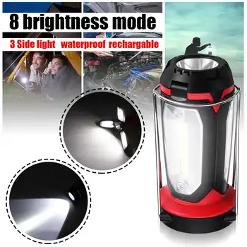 10W Led Camping Light Tent Light Portable Folding Usb Flashlight Lamp 8 Modes Outdoor Emergency Lantern Lanterne With Power Bank
10W Led Camping Light Tent Light Portable Folding Usb Flashlight Lamp 8 Modes Outdoor Emergency Lantern Lanterne With Power Bank