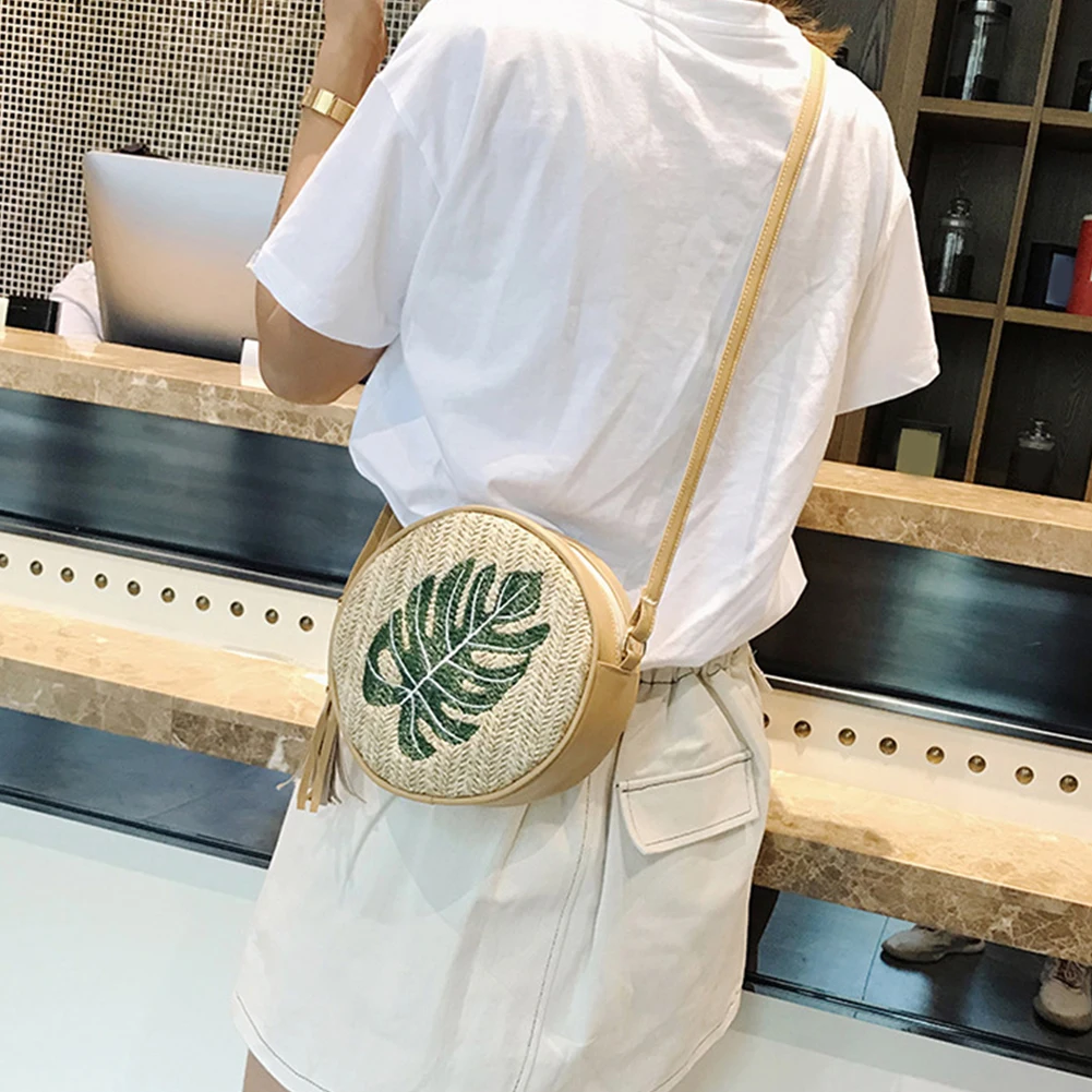 2019 Pineapple Embroidered Round Straw Bags Women Summer Rattan Bag Handmade Woven Beach Cross Body Bag Circle Bohemia Handbag
2019 Pineapple Embroidered Round Straw Bags Women Summer Rattan Bag Handmade Woven Beach Cross Body Bag Circle Bohemia Handbag