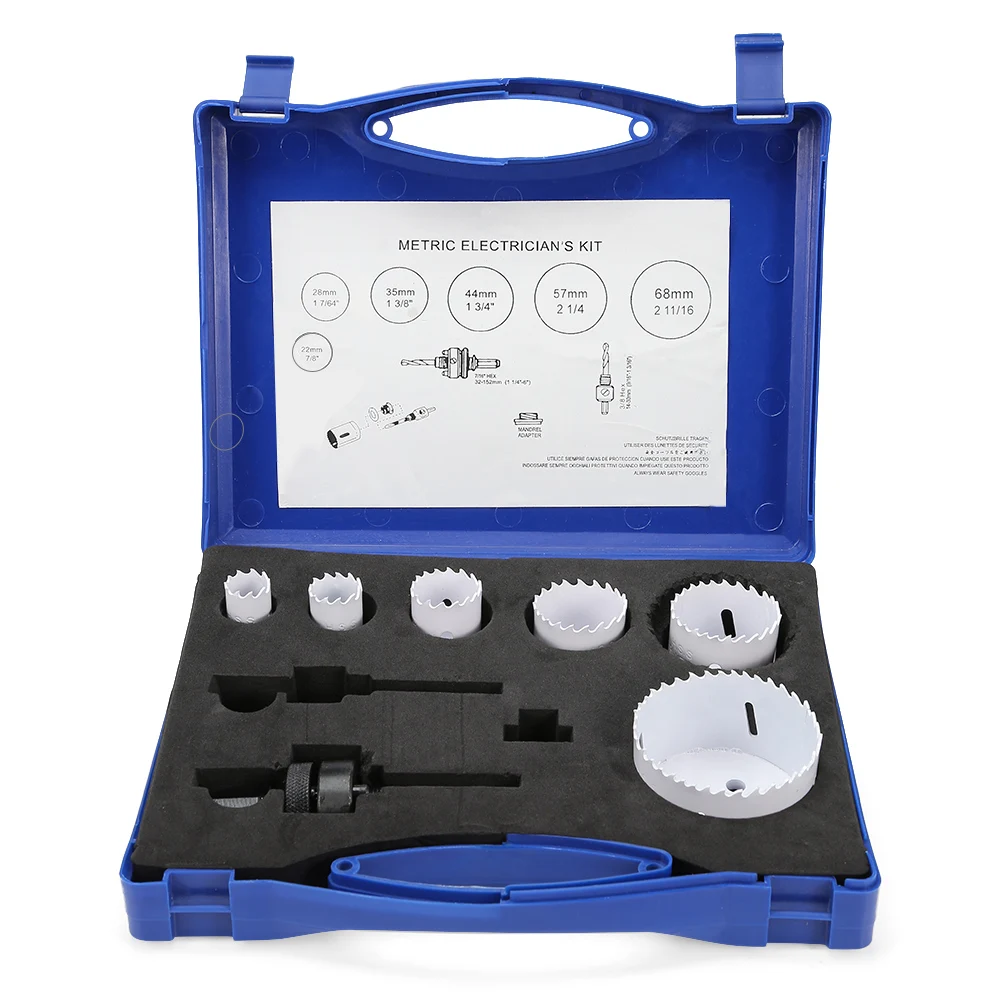 M42 Bimetal Hole Saw Set Metal Cutting Tool Multifunctional Power Tool Accessories for Opening Holes Durable Tool parts
M42 Bimetal Hole Saw Set Metal Cutting Tool Multifunctional Power Tool Accessories for Opening Holes Durable Tool parts