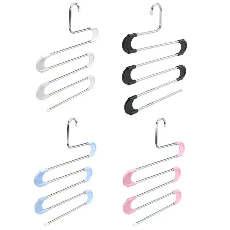 5 Layers Hanger Pants Closet Belt Holder Rack S-type Saving Space Towel Storage Rack Shelf Hangers For Clothes
5 Layers Hanger Pants Closet Belt Holder Rack S-type Saving Space Towel Storage Rack Shelf Hangers For Clothes