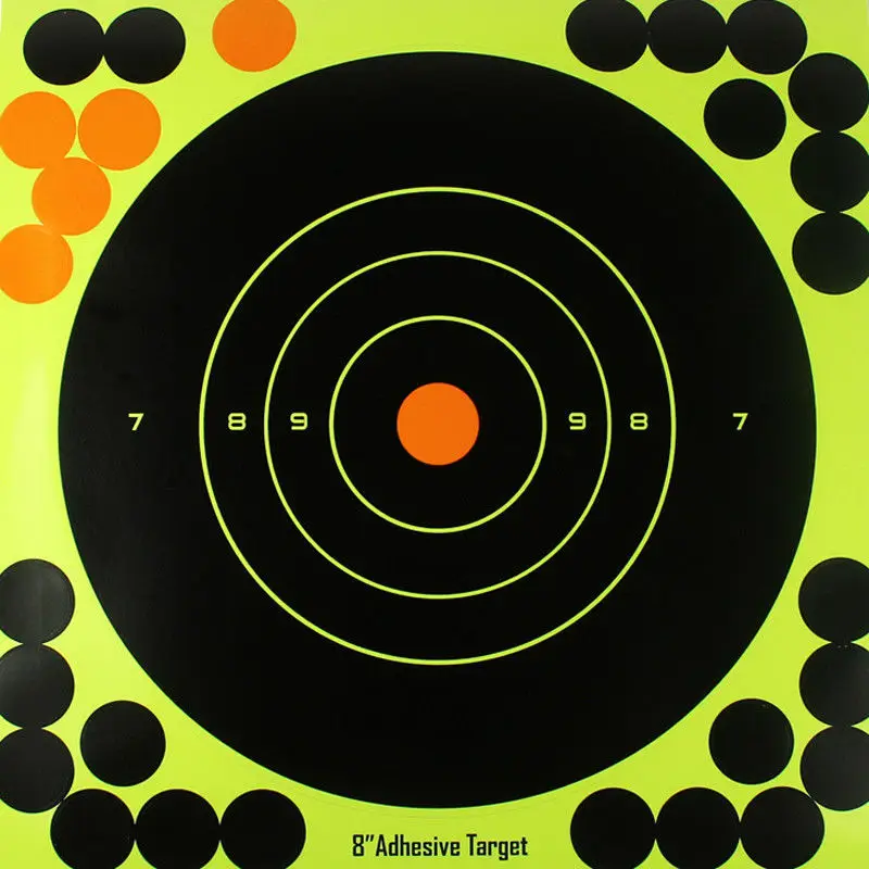 2018 Newest Hot 10 Pack Shooting Targets Glow Shot Reactive Splatter Gun & Rifle 8" Paper Target
2018 Newest Hot 10 Pack Shooting Targets Glow Shot Reactive Splatter Gun & Rifle 8" Paper Target