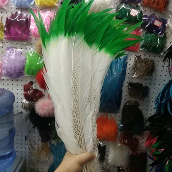 Hot 50pcs Green and White 16-32inch/40-80cm Rare Silver pheasant tail feather Wedding/Dance recital/Party/Halloween/Home decor
Hot 50pcs Green and White 16-32inch/40-80cm Rare Silver pheasant tail feather Wedding/Dance recital/Party/Halloween/Home decor