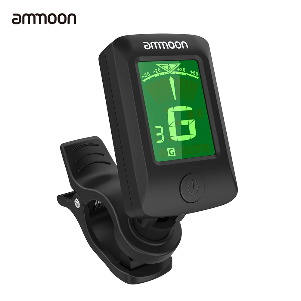 ammoon AT-07 Electronic Guitar Tuner Digital Clip-On Tuner LCD Screen for Guitar Chromatic Bass Ukulele C/ D Violin
ammoon AT-07 Electronic Guitar Tuner Digital Clip-On Tuner LCD Screen for Guitar Chromatic Bass Ukulele C/ D Violin