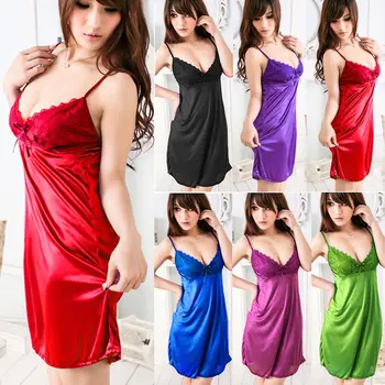 Sexy Women Mini Dress Lace Robe Nightdress Sleeveless Spaghetti Strap V-Neck Nightgown Sleepwear Dress
Sexy Women Mini Dress Lace Robe Nightdress Sleeveless Spaghetti Strap V-Neck Nightgown Sleepwear Dress
