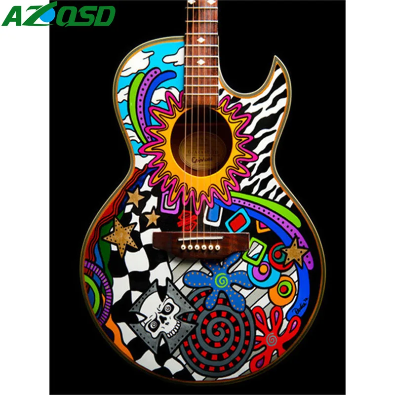 AZQSD Full Drill Diamond Painting Scenic Guitar Cross Stitch Handmade Diamond Embroidery Landscape Home Decor Needlework 5D DIY
AZQSD Full Drill Diamond Painting Scenic Guitar Cross Stitch Handmade Diamond Embroidery Landscape Home Decor Needlework 5D DIY