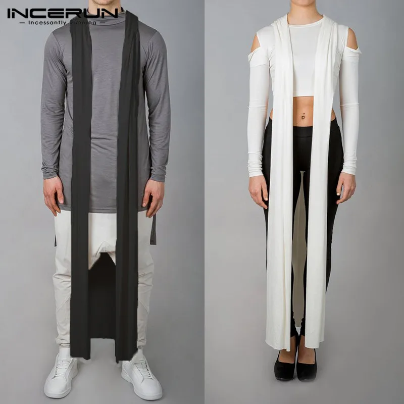 Streetwear Male Cloak Long Trench Cardigan Outwear Gothic Mens Long Jackets Thin Coat Sleeveless Abrigo Large Hombre Overcoat
Streetwear Male Cloak Long Trench Cardigan Outwear Gothic Mens Long Jackets Thin Coat Sleeveless Abrigo Large Hombre Overcoat