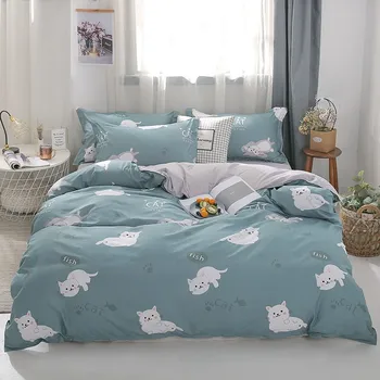 Cartoon Smiling Cat Bedding Sets Cat Claw Pattern Duvet Cover Set Striped Bed Sheet Pillowcases 6 Sizes Bed Linen
Cartoon Smiling Cat Bedding Sets Cat Claw Pattern Duvet Cover Set Striped Bed Sheet Pillowcases 6 Sizes Bed Linen