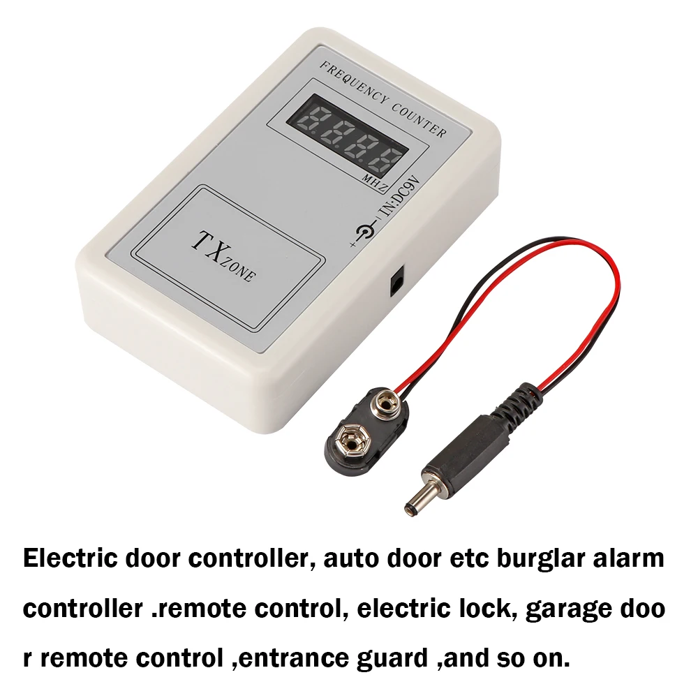 RF Remote Control Wireless Frequency Meter Counter for Car Auto Key Remote Control Detector Cymometer Power Supply Cable
RF Remote Control Wireless Frequency Meter Counter for Car Auto Key Remote Control Detector Cymometer Power Supply Cable